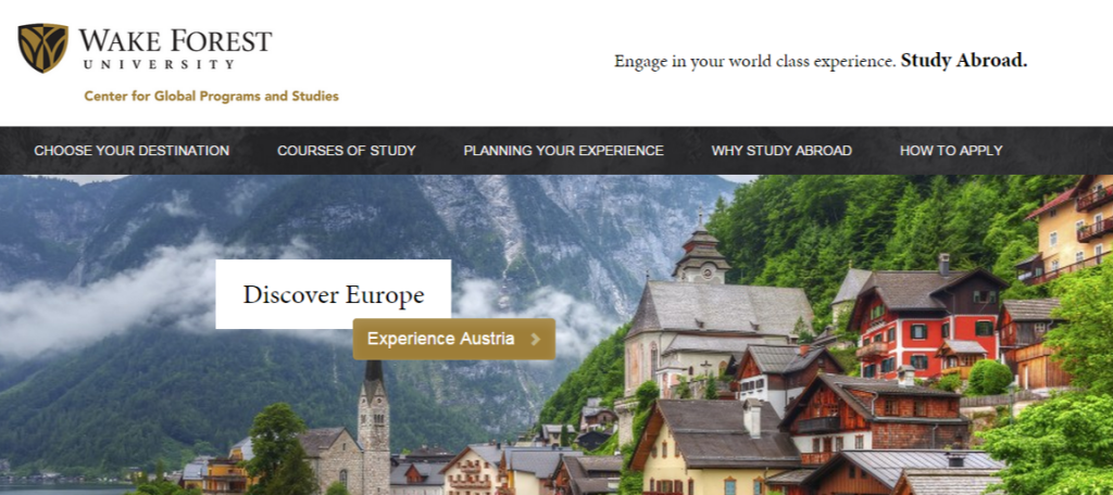 WFU Study Abroad Center for Global Programs and Studies